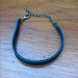 Black Leather Bracelet